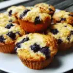 keto blueberry muffins - featured image