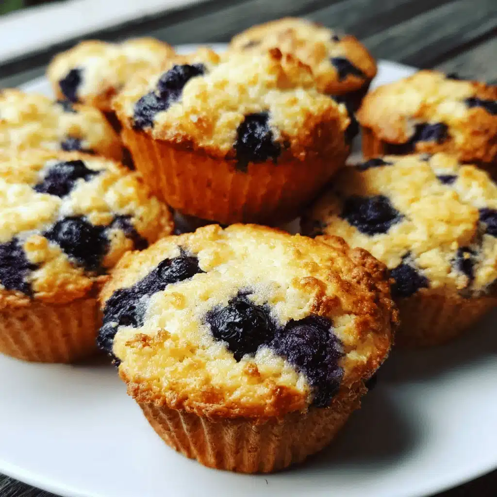 keto blueberry muffins - featured image