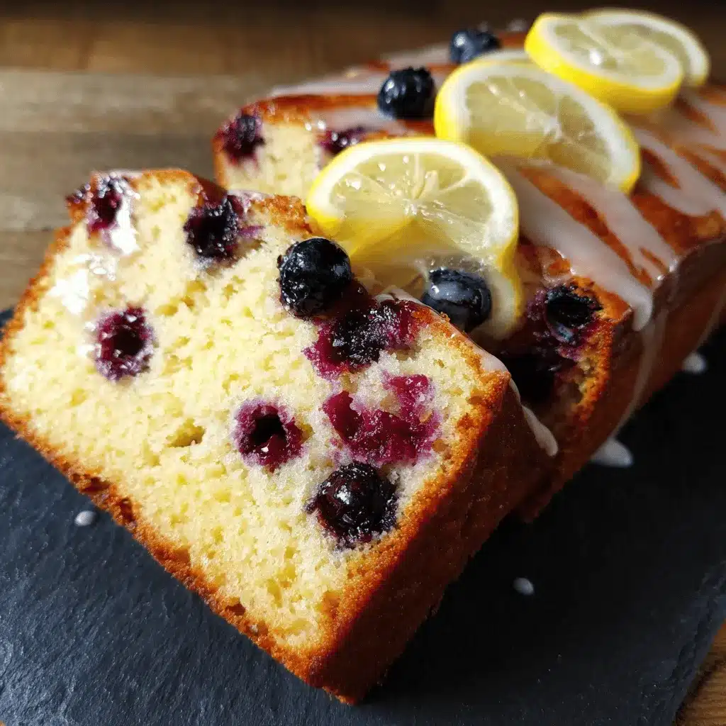 lemon blueberry bread preparation steps