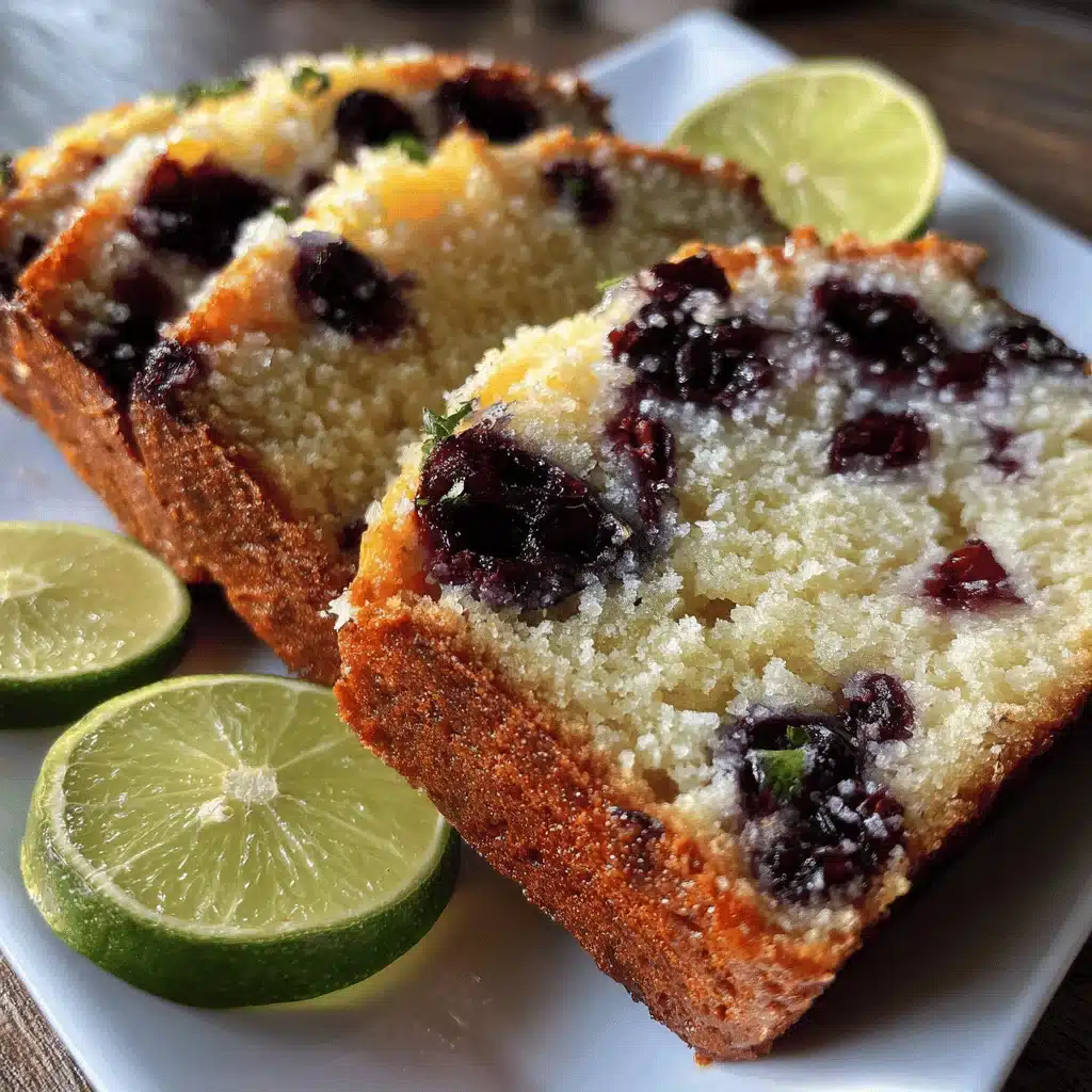 lemon blueberry bread - featured image