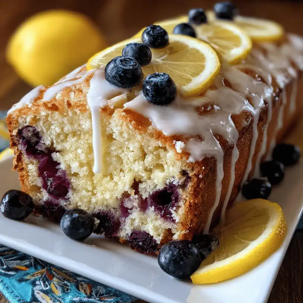 lemon blueberry loaf preparation steps