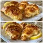 lemon cheesecake crescent rolls - featured image