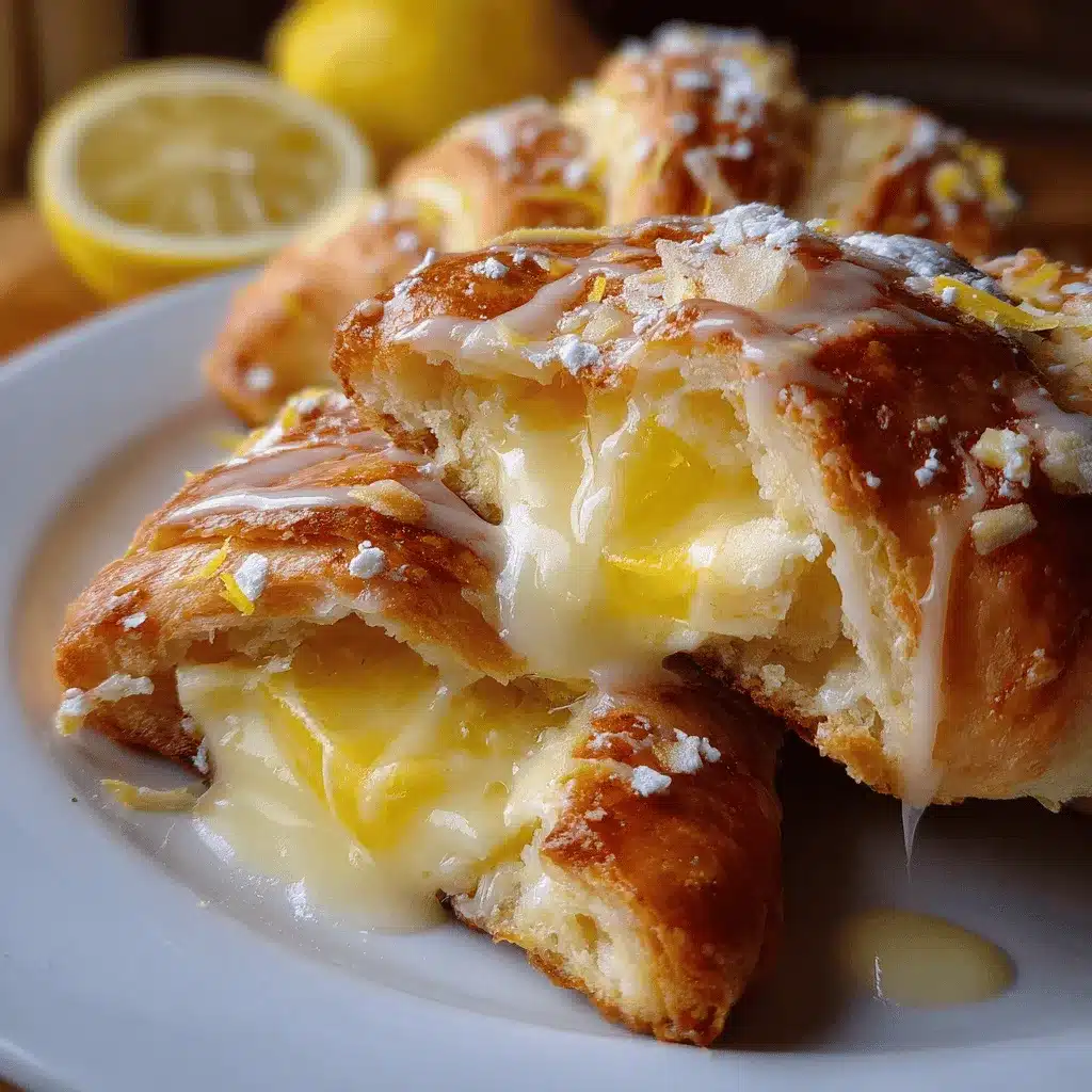 lemon cheesecake crescent rolls preparation steps