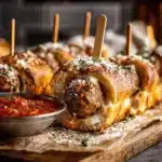 meatball subs on a stick - featured image