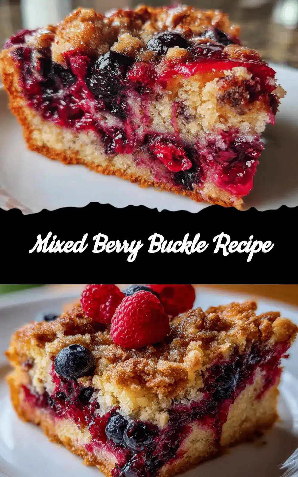 mixed berry buckle recipe