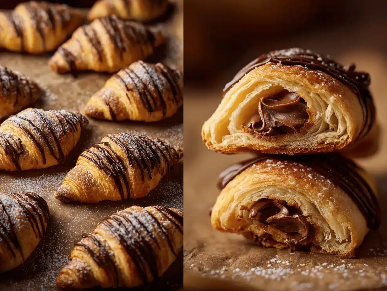 Nutella Crescent Rolls preparation steps