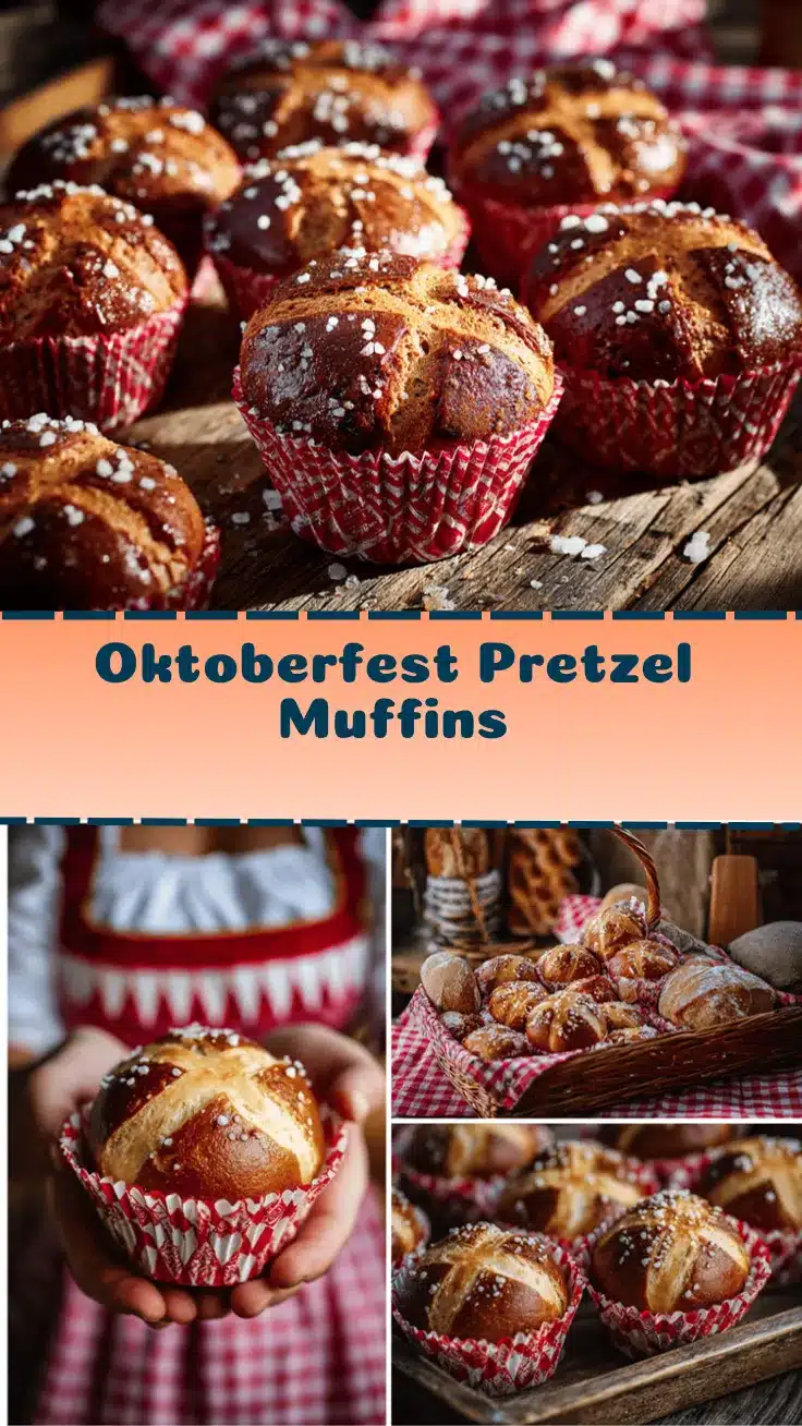 Oktoberfest pretzel muffins recipe