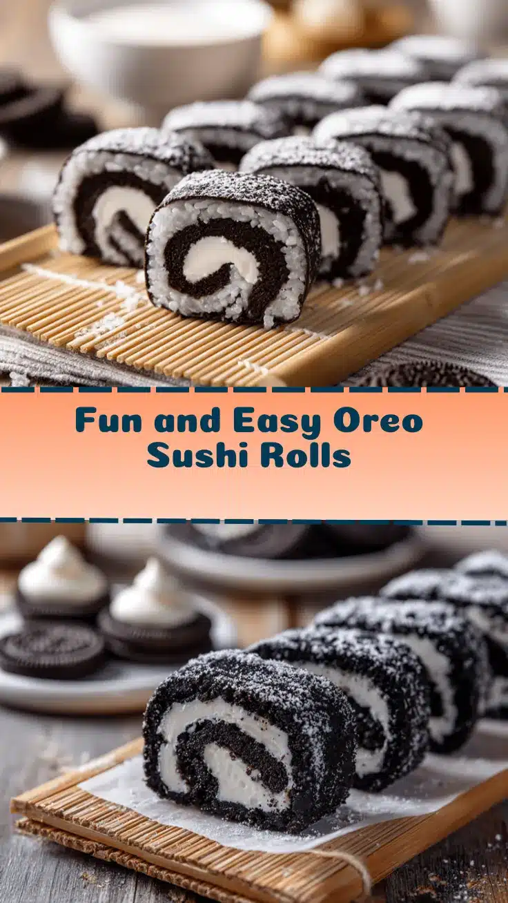Oreo sushi rolls recipe