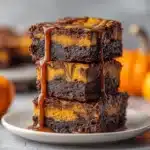 pumpkin brownies - featured image