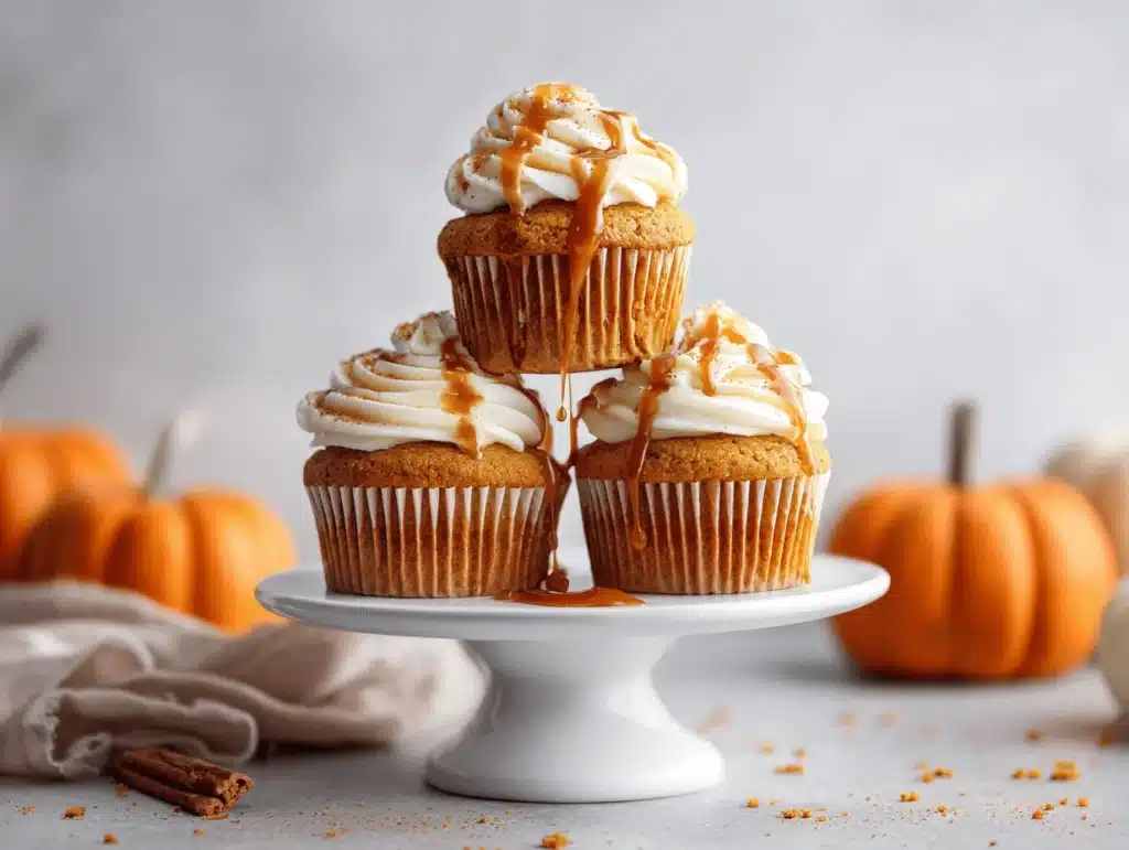 pumpkin cupcakes - featured image