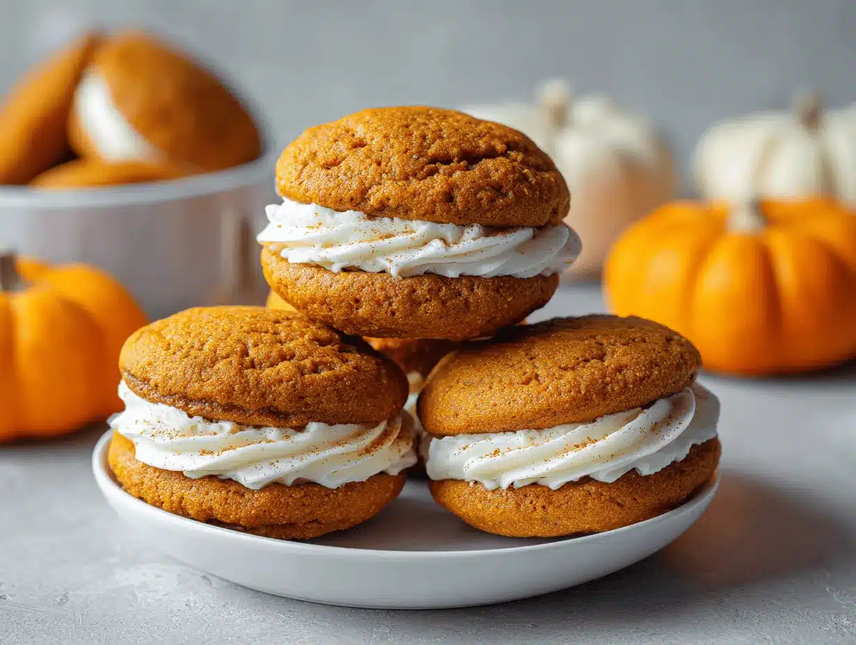 pumpkin whoopie pies preparation steps