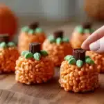 Rice Krispie treat pumpkins - featured image