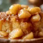 slow cooker apple pudding cake - featured image