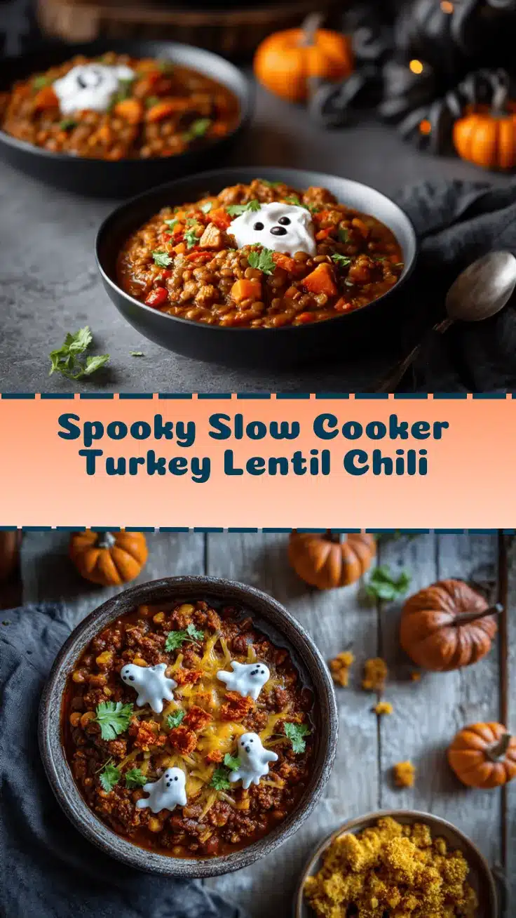 slow cooker turkey lentil chili recipe