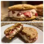 strawberry cheesecake cookies - featured image
