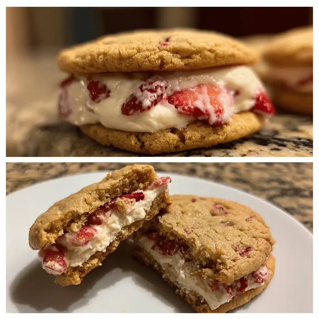 strawberry cheesecake cookies - featured image