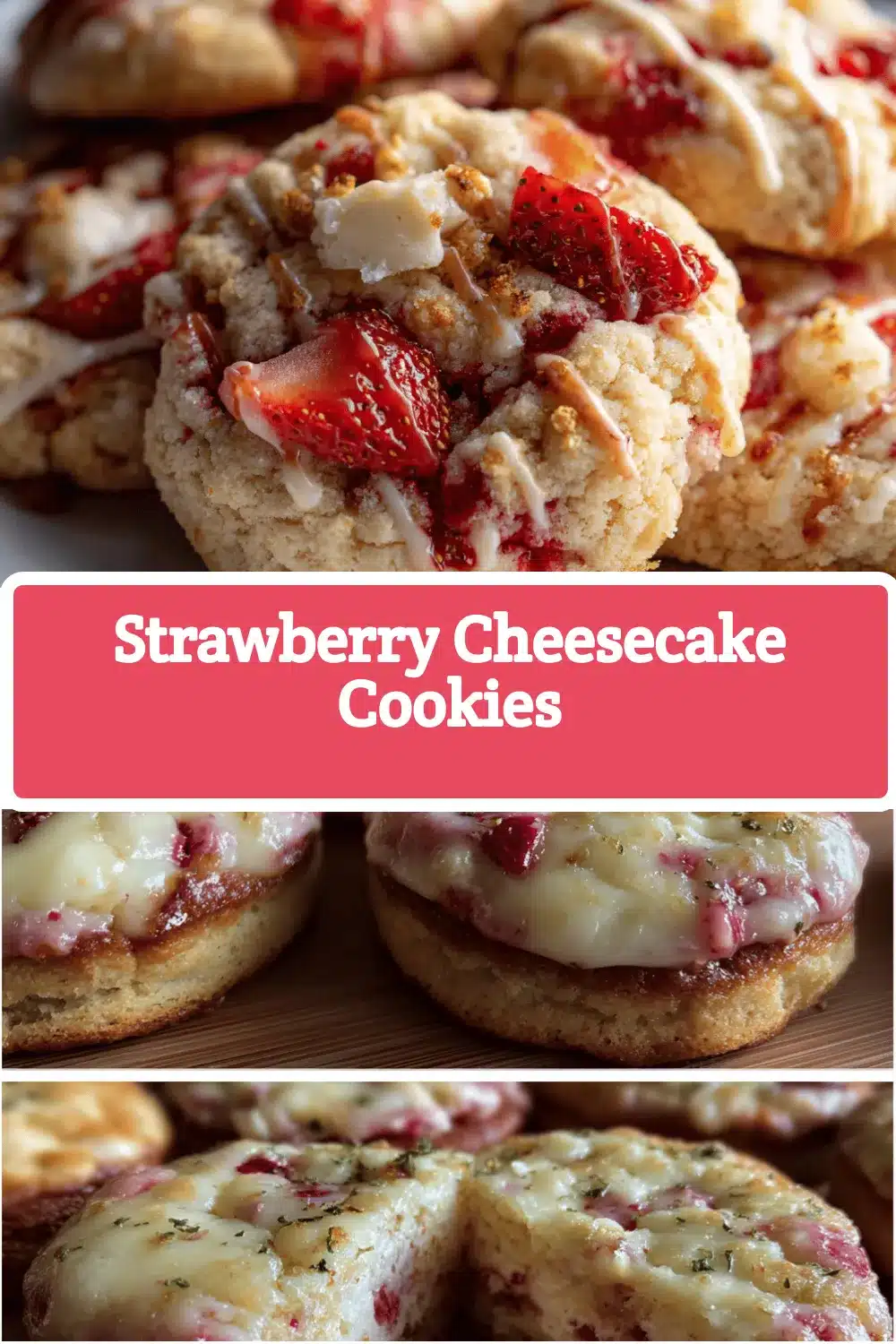 strawberry cheesecake cookies recipe