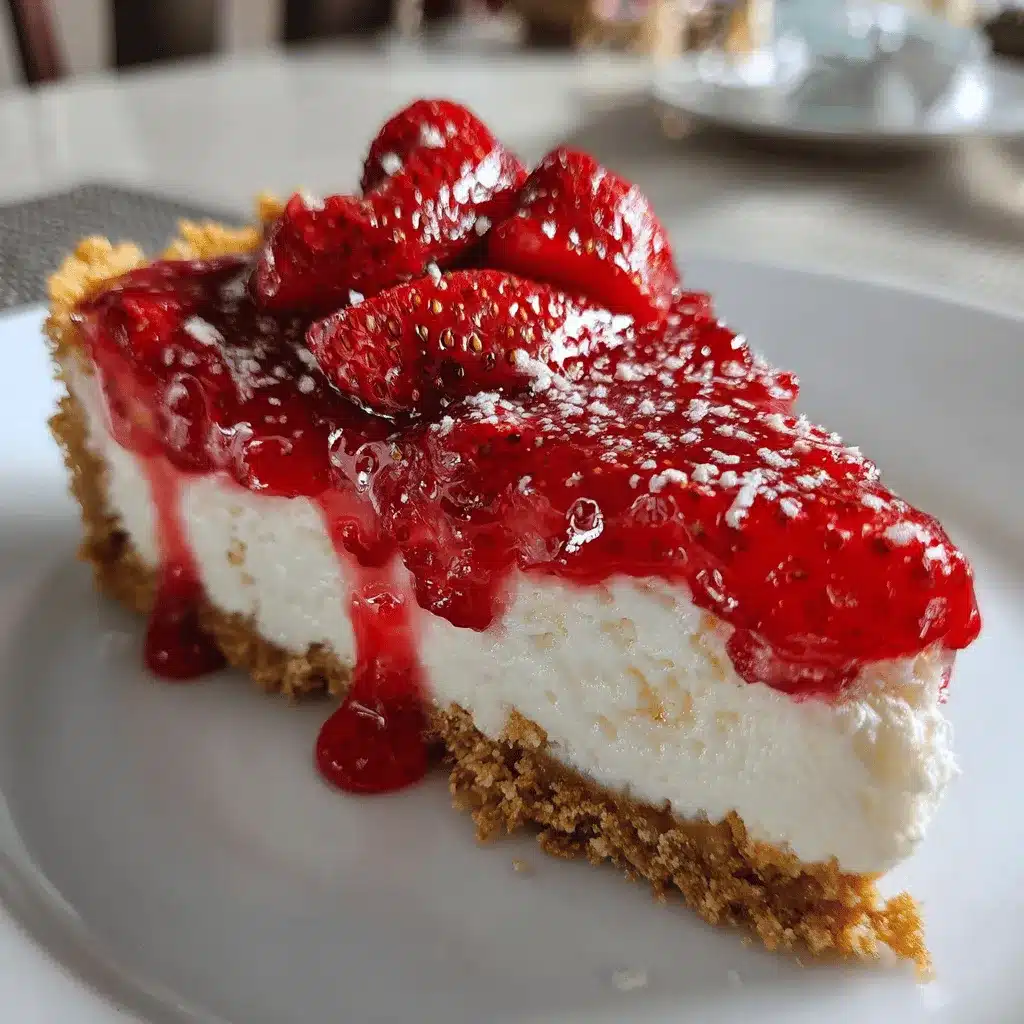 strawberry cheesecake recipe preparation steps