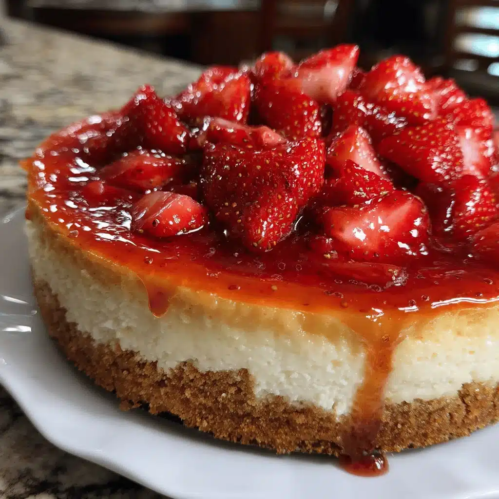 strawberry cheesecake recipe - featured image
