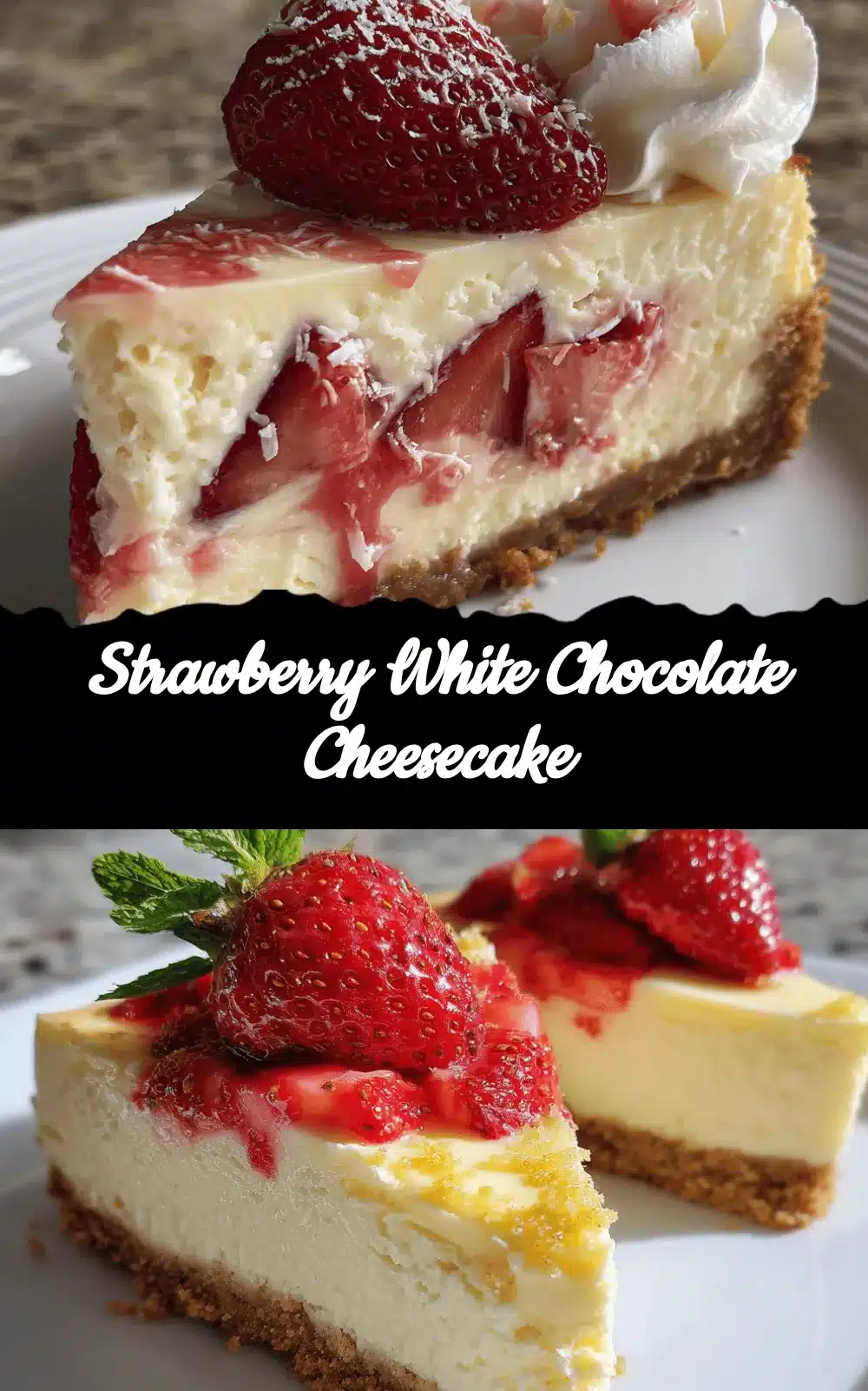 strawberry white chocolate cheesecake recipe