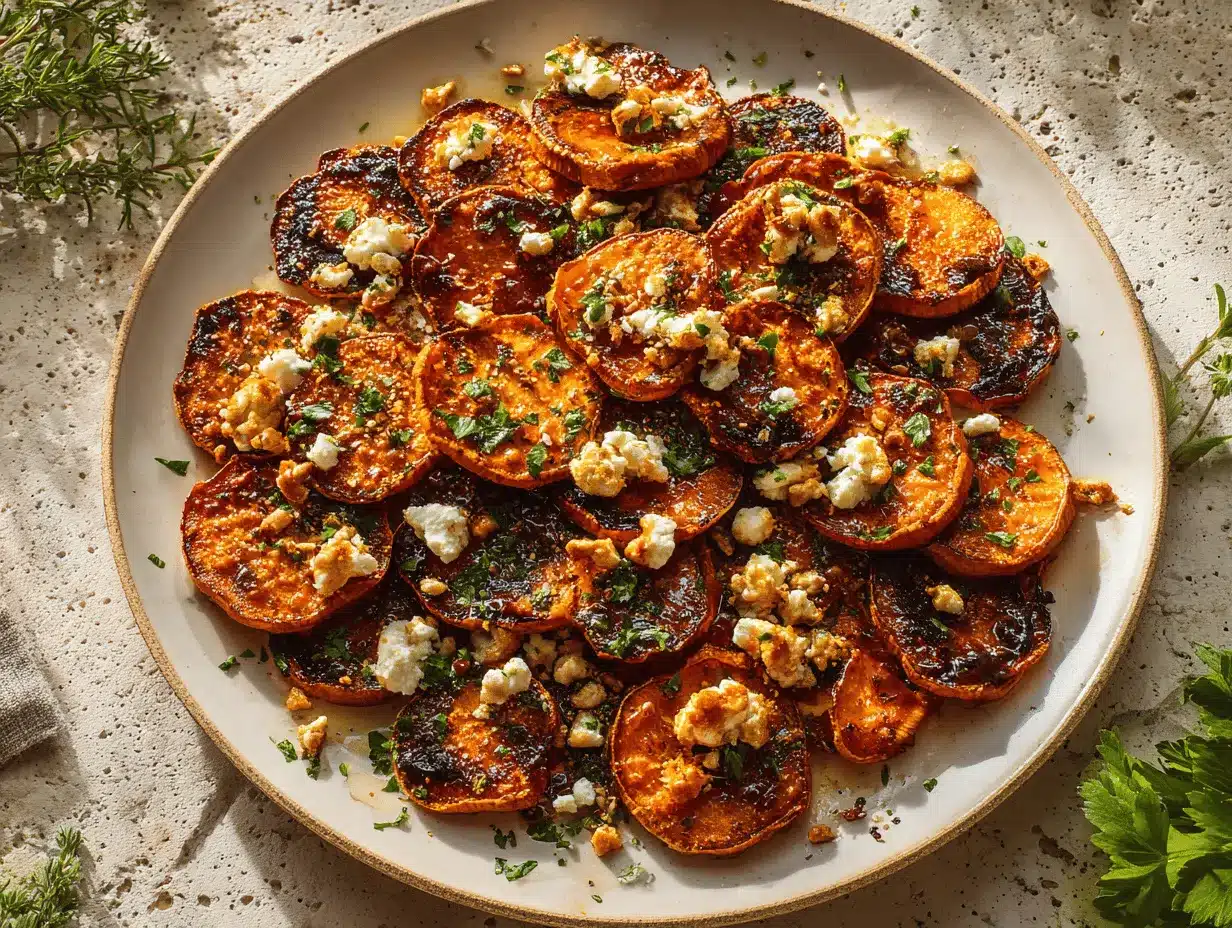 sweet potato rounds preparation steps