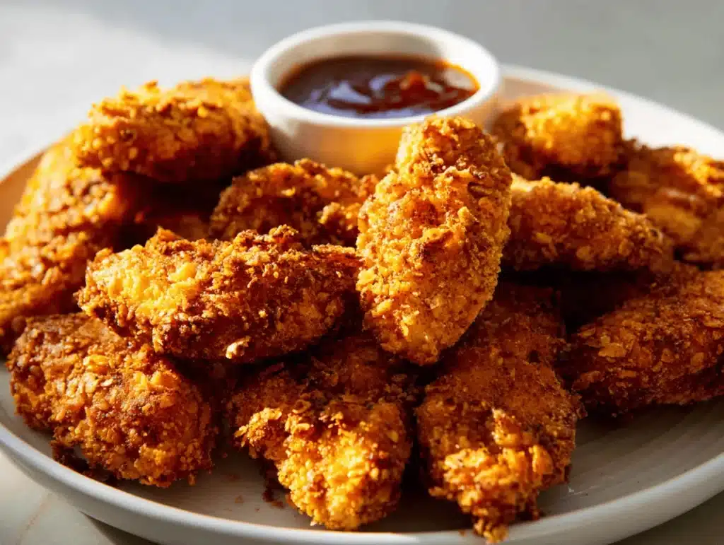 vegan jackfruit wings - featured image
