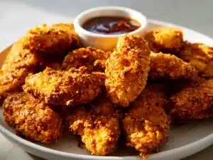 vegan jackfruit wings - featured image