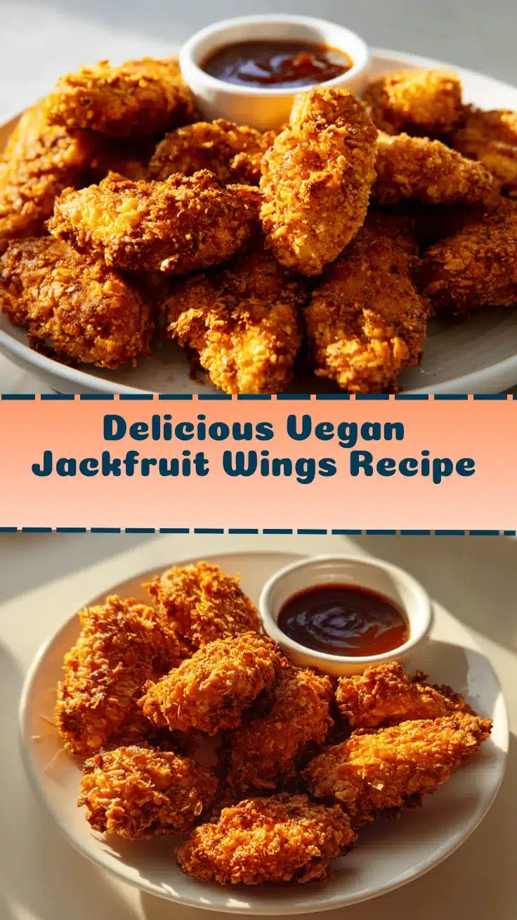vegan jackfruit wings recipe