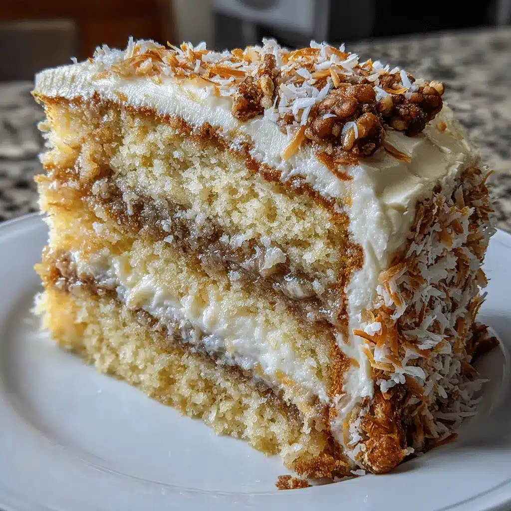white German chocolate cake preparation steps
