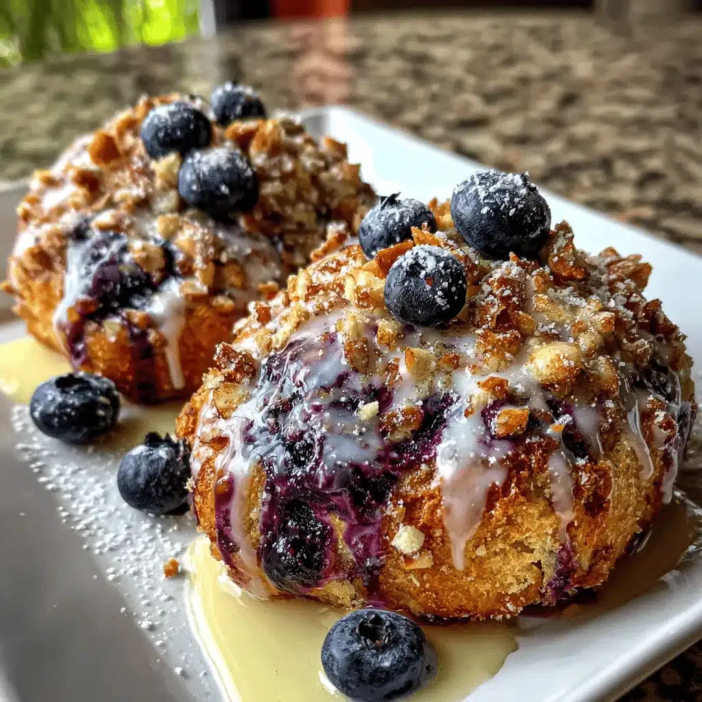 wild blueberry coffee cake danishes preparation steps