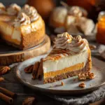 creamy pumpkin cheesecake - featured image