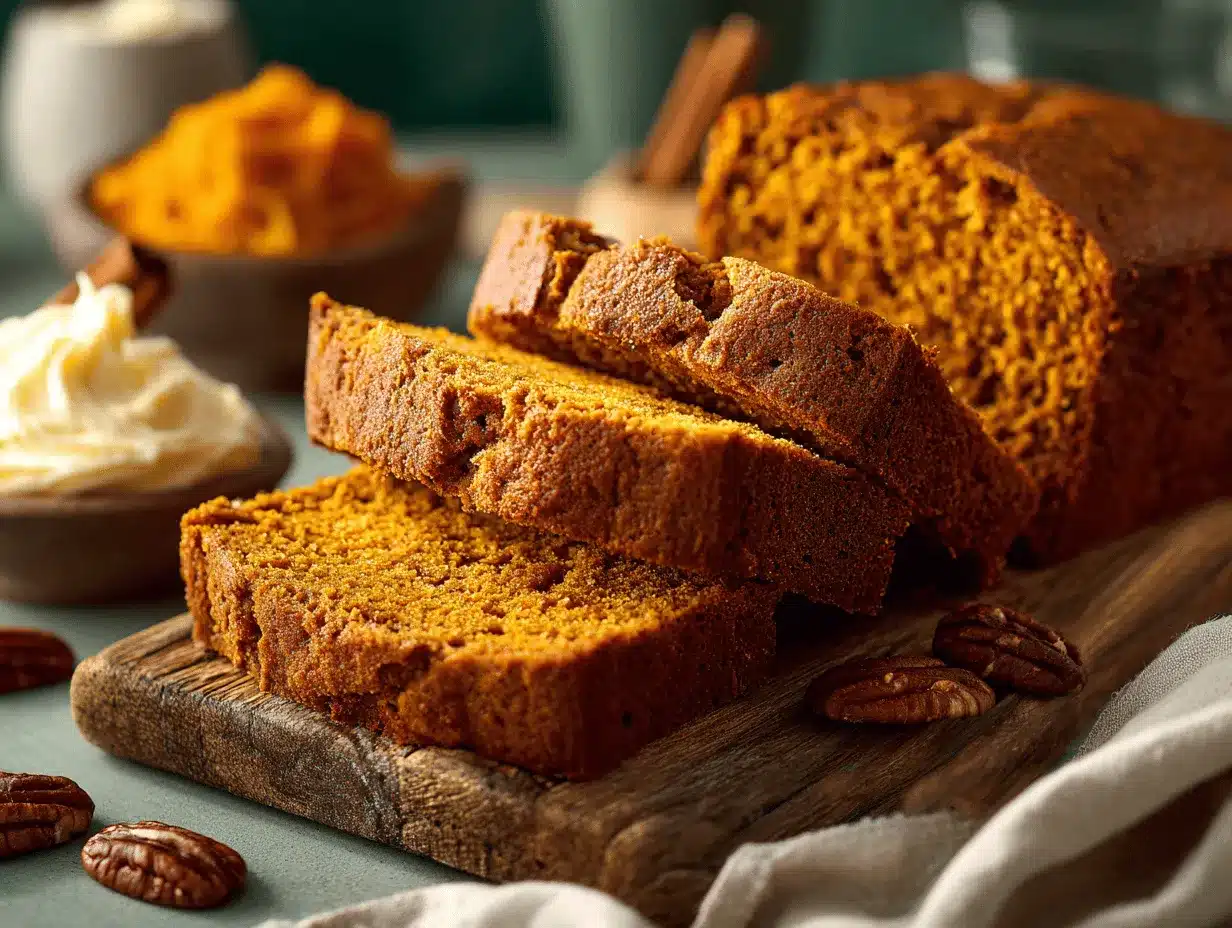 gluten free pumpkin bread preparation steps