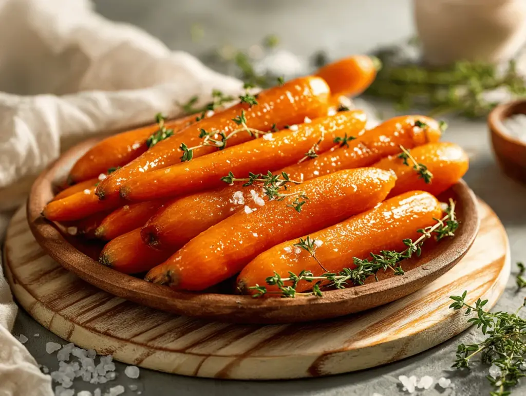honey glazed carrots - featured image