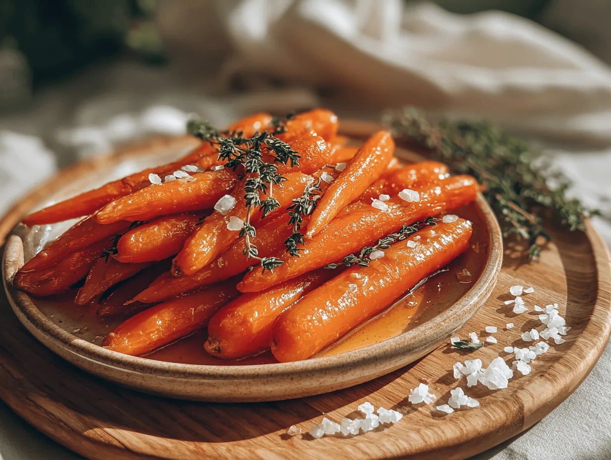 honey glazed carrots preparation steps