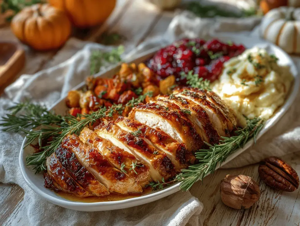 Rachael Ray 30 minute Thanksgiving dinner - featured image
